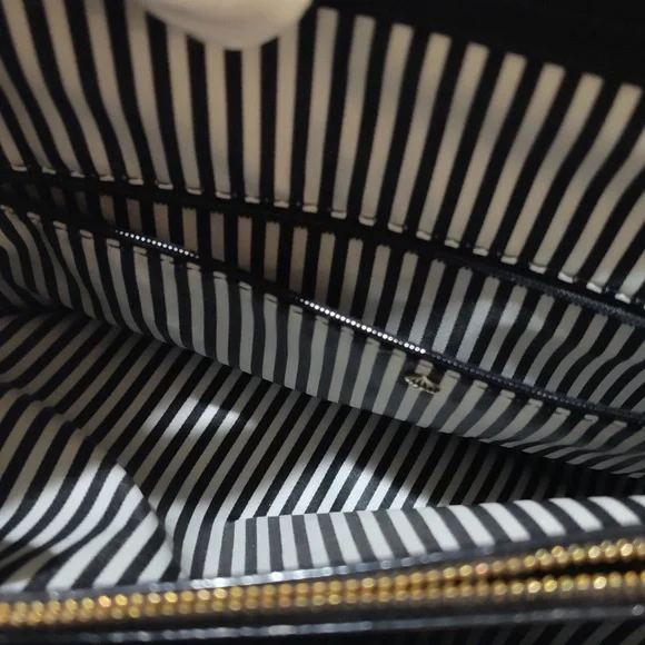Kate Spade Black Tote with Gold Accents